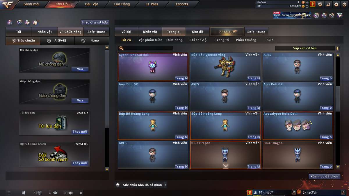 shop acc cf uy tin gia re